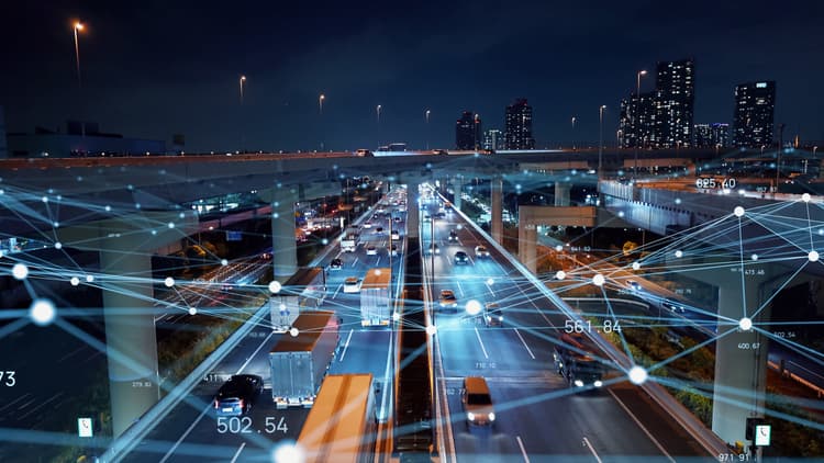 Transportation,And,Technology,Concept.,Its,(intelligent,Transport,Systems).,Mobility,As