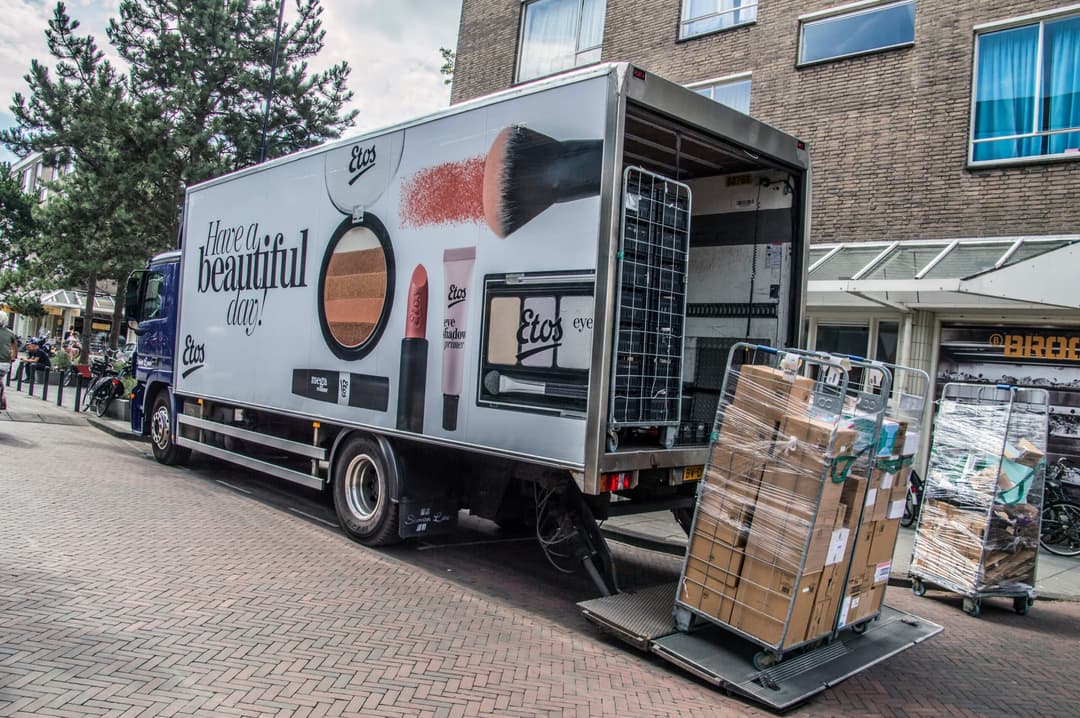 Truck,From,The,Etos,Company,At,Amsterdam,The,Netherlands,2018