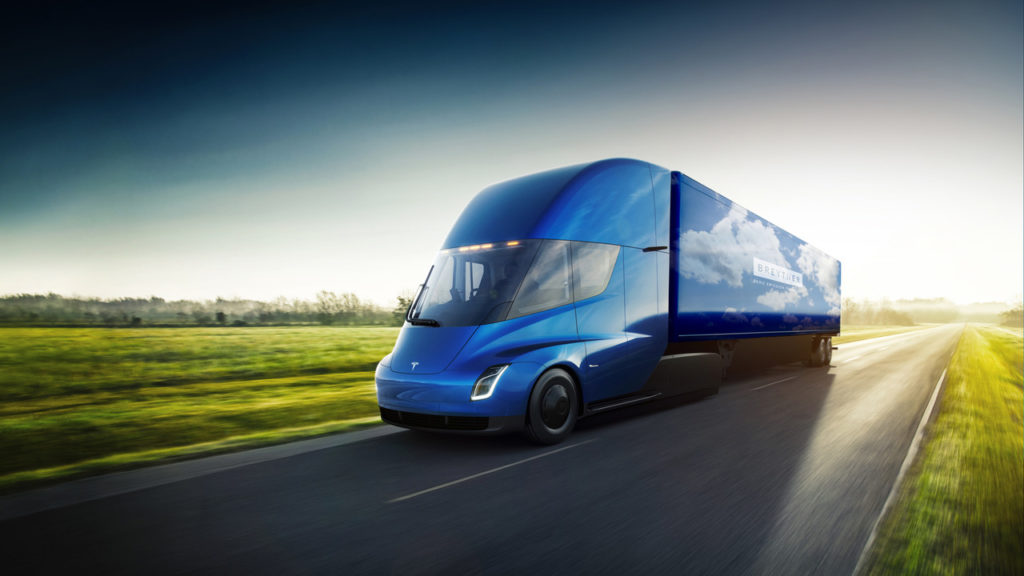 BREYTNER bestelt eerste Tesla Semi vrachtwagen voor Nederland